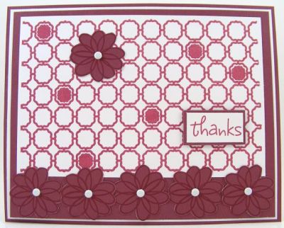 *Thanks Card*
The flowers and sentiment on this one are from the flower2doodle stamp set.
Keywords: frame5background