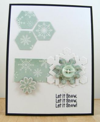 **Let It Snow Card**
Keywords: snowflakes2stamp