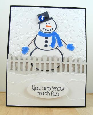 **Snow Much Fun Card**
Keywords: snowman2build