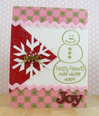 **Frosty Friends Card**
Keywords: snowman2build