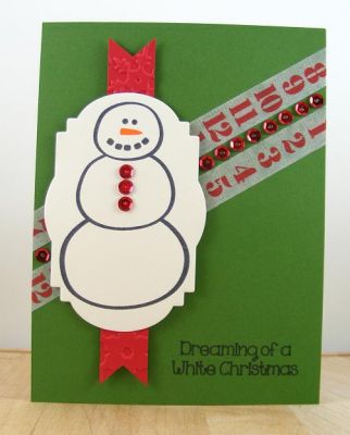 **Dreaming Snowman Card**
Keywords: snowman2build