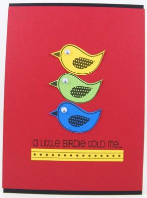 Three Birdies Card
Card used the August release called trees2build clear stamp set.
Keywords: Stamps Of Life/trees2build