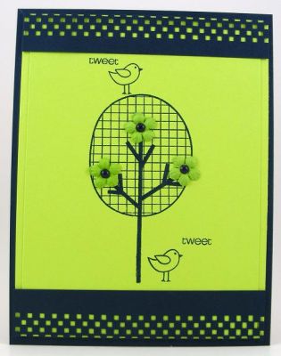 Tweet Tree Card
Cards features August release called trees2build clear stamp set.
Keywords: Stamps Of Life/trees2build