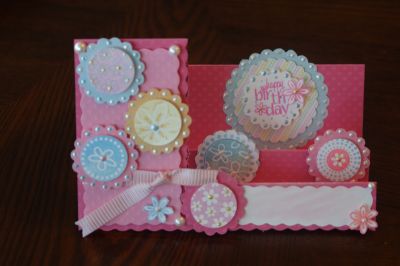 Happy Birthday
Happy Birthday card using Bavk2Basics Sept. 09 Clear Stamp
