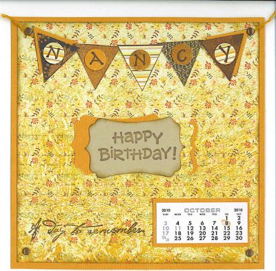 Birthday
Birthday Month Calendar
