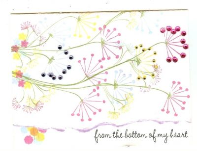 Thank you card front

