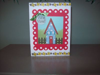 I am a Real Estate Agent so I made a pkg. of 6 for my Seller so that they could give a little note that they had moved when they moved into their new home in another State. I enjoyed making them and each house had a different pattern. Then I made enveloped that went with them. 
