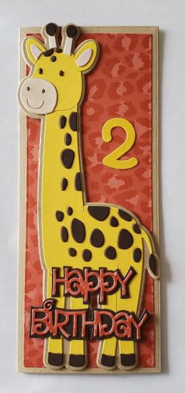 Card for my granddaughter's 2nd birthday.
Keywords: Giraffe
