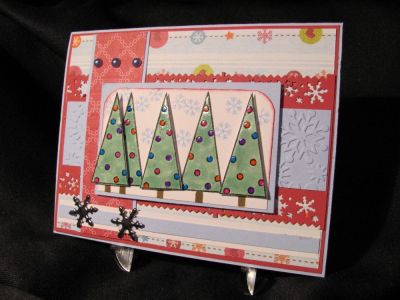Christmas Trees
oh my goodness, this card I had so much fun making. I just bought these new pens and they are like embossing without the heat. Totally cool on the trees. I am just so happy with they way this card turned out and I hope you all enjoy it as well!
Keywords: Joy2Christmas