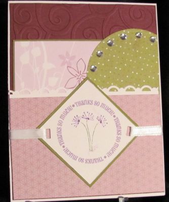 Thanks So Much
I made this card for a color and sketch challenge and The Thanks 2 You stamp set was the perfect set to use!

