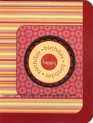 Red Flower Shower Happy Birhday Scalloped Circle
Directions at: http://www.sharedcards.com/free_greeting_card_designs/
