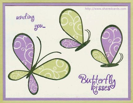 Purple Butterflies Kisses
See http://www.sharedcards.com/free_greeting_card_designs/2011/Butterfly_Kisses_Purple/ for directions.

