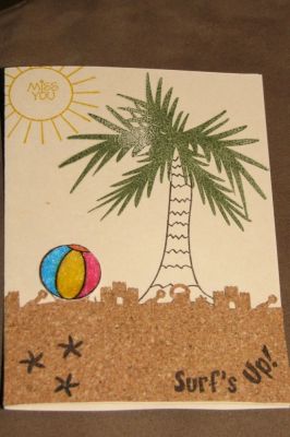 Faraway Birthday!
Card for son who is in the Military in Okinawa Japan. He does enjoy the beach in his spare time.
Keywords: beach, masculine