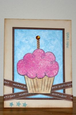 Cupcake for Kelly
Bday card for my goddaughter/niece who turns 22 on July 3!
Keywords: birthday cupcake