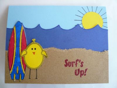 Surfin' Chick!
My 11 year old daughter made this.
