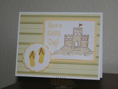 Have a Sunny Day!
Finally made a quick card using Summer4Fun.   First time trying Flower Soft.  I think it turned out okay.  

