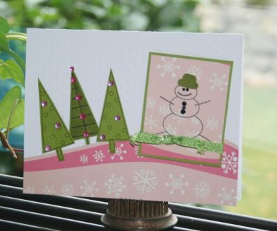 Pink Snowman
My card for the current color challenge.
Keywords: TSOLCO2
