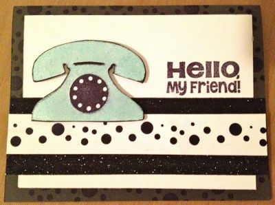 Teal Phone
For details about this card, check out my blog posthttp://www.caseygainey.com/2013/05/hello-my-friend.html
