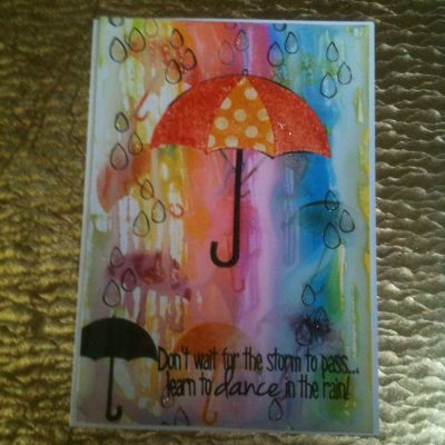 learn to dance
card on glossy paper
