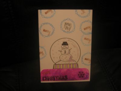 snowman
xmas card

