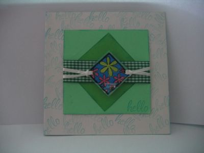 TSOLD 09 hip to be square challenge 
hello card 

