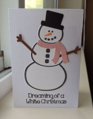 White Christmas
I made this 4 Bar sized gift card holder and decorated it with a cute snowman using Snowman2build stamp set and matching dies. Such a cute set.
