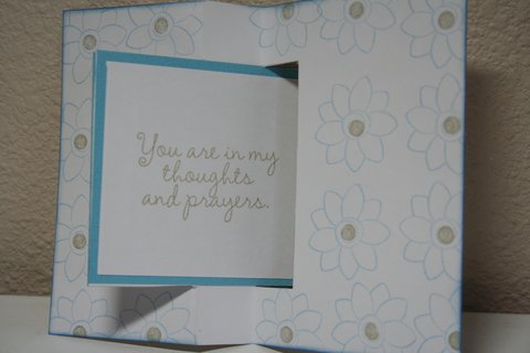 You are in my prayers (inside)
