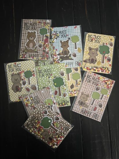 Cards for dance class students 
