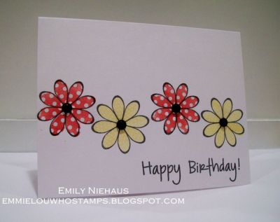 Birthday flowers!
Here is a card I made to match the candle/magnet in my previous upload.
I used greetings4birthday and creations2fill and butterfly2build for this one!

TFL!

http://emmielouwho.blogspot.com/
Keywords: CAS greetings4birthday creations2fill butterfly2build