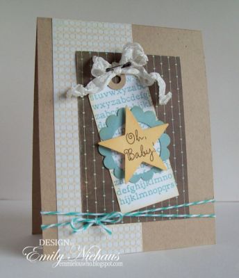 Oh, Baby!
I used the type4backgrounds stamp to stamp the tag for this card.  I also used a sentiment from sweet4babies for the star.

TFL!

http://emmielouwho.blogspot.com/
Keywords: type4background sweet4babies baby