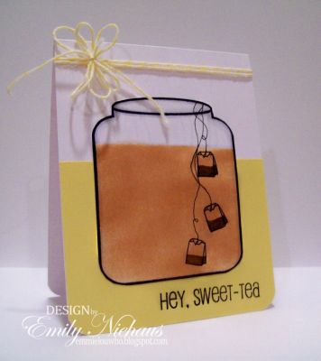 Hey, Sweet-Tea!
I make a lot of "sun tea" in the summer. The minute I saw that sentiment, I knew I wanted to use the jar from jar4candy to make a jug of sweet tea!

TFL!
Keywords: jar4candy