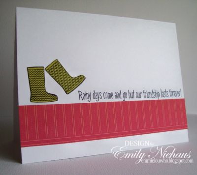 *Rainy Days
Love the little boots in the patterns4boots set!  I paper pieced these boots.

TFL!

http://emmielouwho.blogspot.com/
