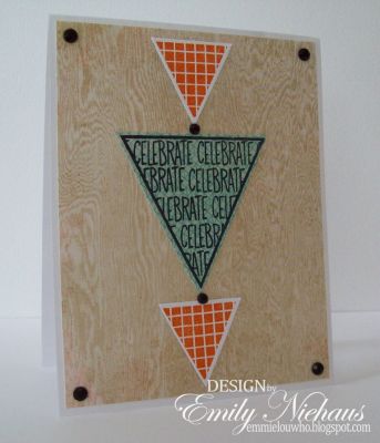 *Celebrate Banner
I used the Sizzix Framelits Pennants and Banners set for this card.

TFL!

http://emmielouwho.blogspot.com/
Keywords: Pennantbanner