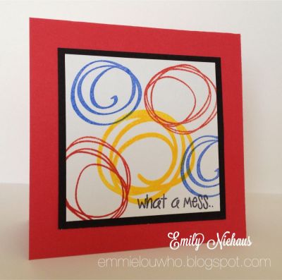*What A Mess!
Loving this new scribbles2stamp set! :)

TFL!
