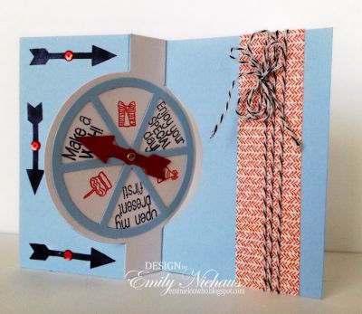 *Spinner Flip It Open
I am having so much fun with this new spinner set and matching dies! So many possibilities with this set! :)

TFL!
Keywords: Sizzix Flip its cards