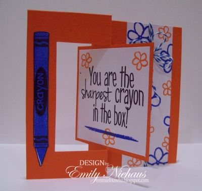Crayon flip-it outside
Used both the crayons2stamp and words4crayons sets on this card. I also used Stephanie's inks in tangerine, Blueberry and Licorice.

TFL!
