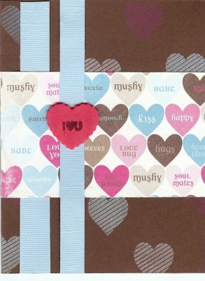 Valentine card
I primarily used the stamps as a background.  This was a fun card to make!

