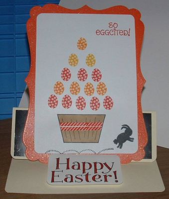 easel easter card
