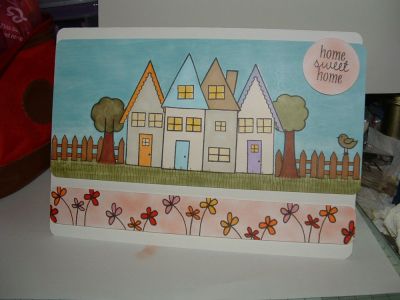 home sweet home card

