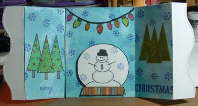 christmas scene card
