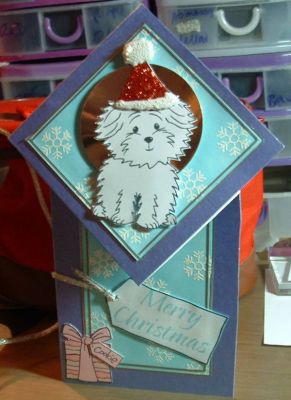 christmas cookie card

