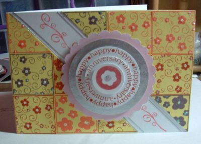 Funky Anniversary Card

