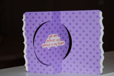 Hearts2DieFor - back
Patterned Paper-DoodleBug Designs
Sizzix Circle Flip-It-657586
3 1/2" circle punch-Recollections
Stamps of Life-Hearts2DieFor
Border Punch-EK
