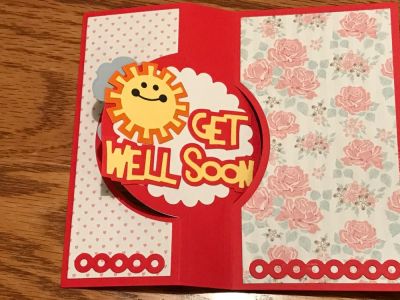 Get Well
Hello Sunshine Triplits, Large CircleFlip-it card
