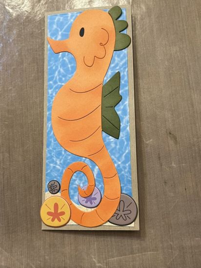 Seahorse Slimline Fold-It
Orange seahorse
