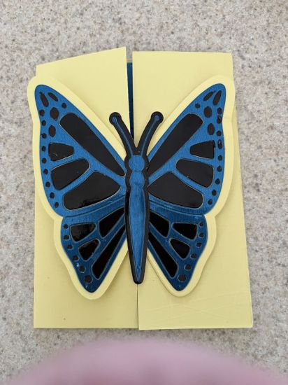 Keywords: blue foil paper