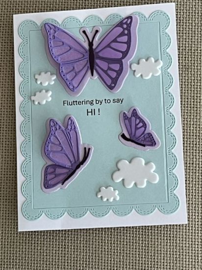 Fluttering by to say HI!
