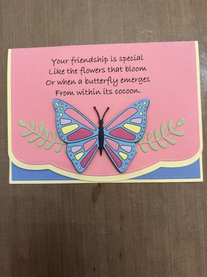 Keywords: Elegant Edge Card Die, beautiful butterfies