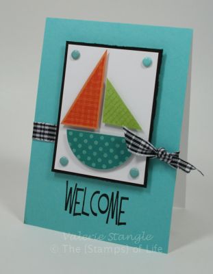 Welcome
I also saw boat sails in the individual kite portions, so I made a welcome baby type card.
Keywords: kites2fly