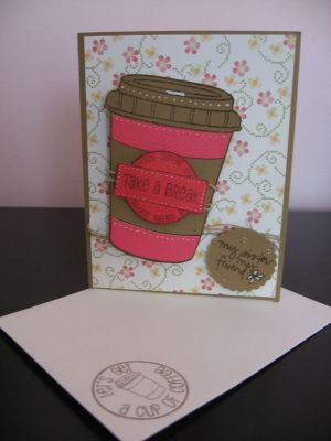 Coffee Card for my Sis
Keywords: coffee4two